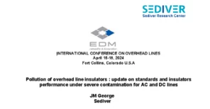 EDM 2024 – Pollution of overhead line insulators – Update - Sediver